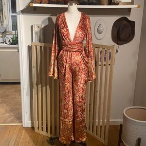Free People Velvet Jumpsuit